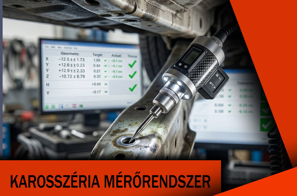 3D elektronikus karosszéria mérőrendszer